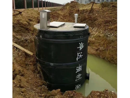 一體化預制泵站安裝后填埋