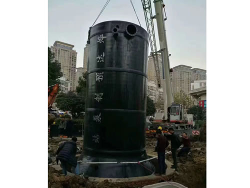 一體化預制泵站安裝施工