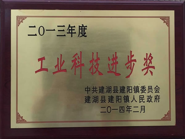 2013年度工業(yè)科技進步獎